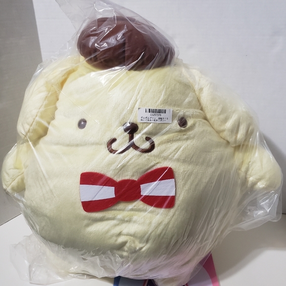 Sanrio Pompompurin Bowtie Big Plush - Picture 2 of 4